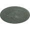 Ekena Millwork Naple Ceiling Medallion (Fits Canopies up to 3 3/8"), 37 1/2"OD x 3 3/8"P, Cloud Burst Crackle CM37NACBC - alternate 2